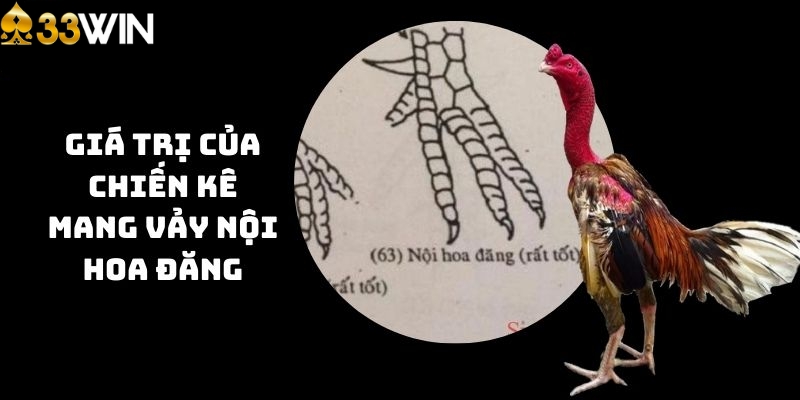 Biểu tượng của vảy gà nội hoa đăng